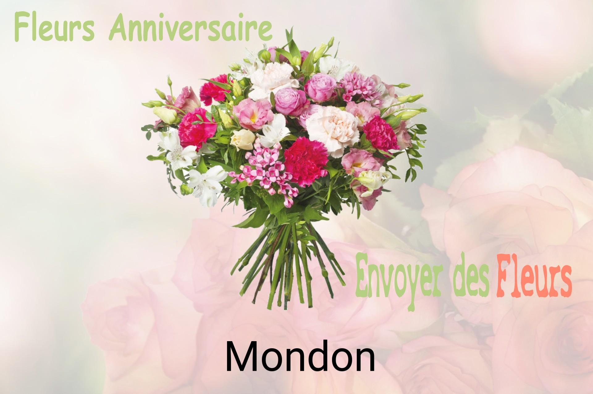Bouquet de fleurs d’anniversaire livré à Mondon