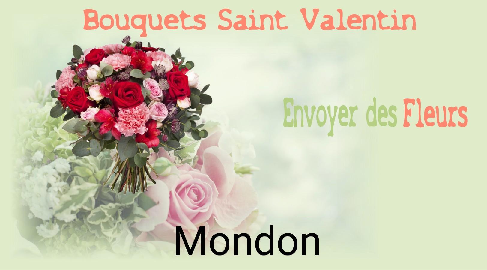 Roses de Saint-Valentin livrées à Mondon